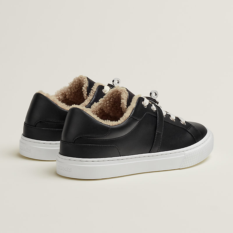 クールに決める【HERMES】 Day sneaker SO BLACK Day sneaker | Hermès Australia